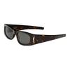 Saint Laurent Logo Rectangle Sunglasses Women sunglasses Tortoise SLM140F-003