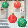18.9 Inch Giant Inflatable Christmas Ball Outdoor Large PVC Blow Up Ball for Outside Yard Lawn Porch Decoration
