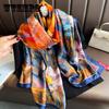 Luxury Brand Scarf Women Shawls and Wraps Spring Pashmina Hijab Bufanda Foulard Female Bandana Beach Stoles