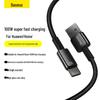 Быстрозарядный кабель Baseus 100W Tungsten Series USB на Type-C для Huawei