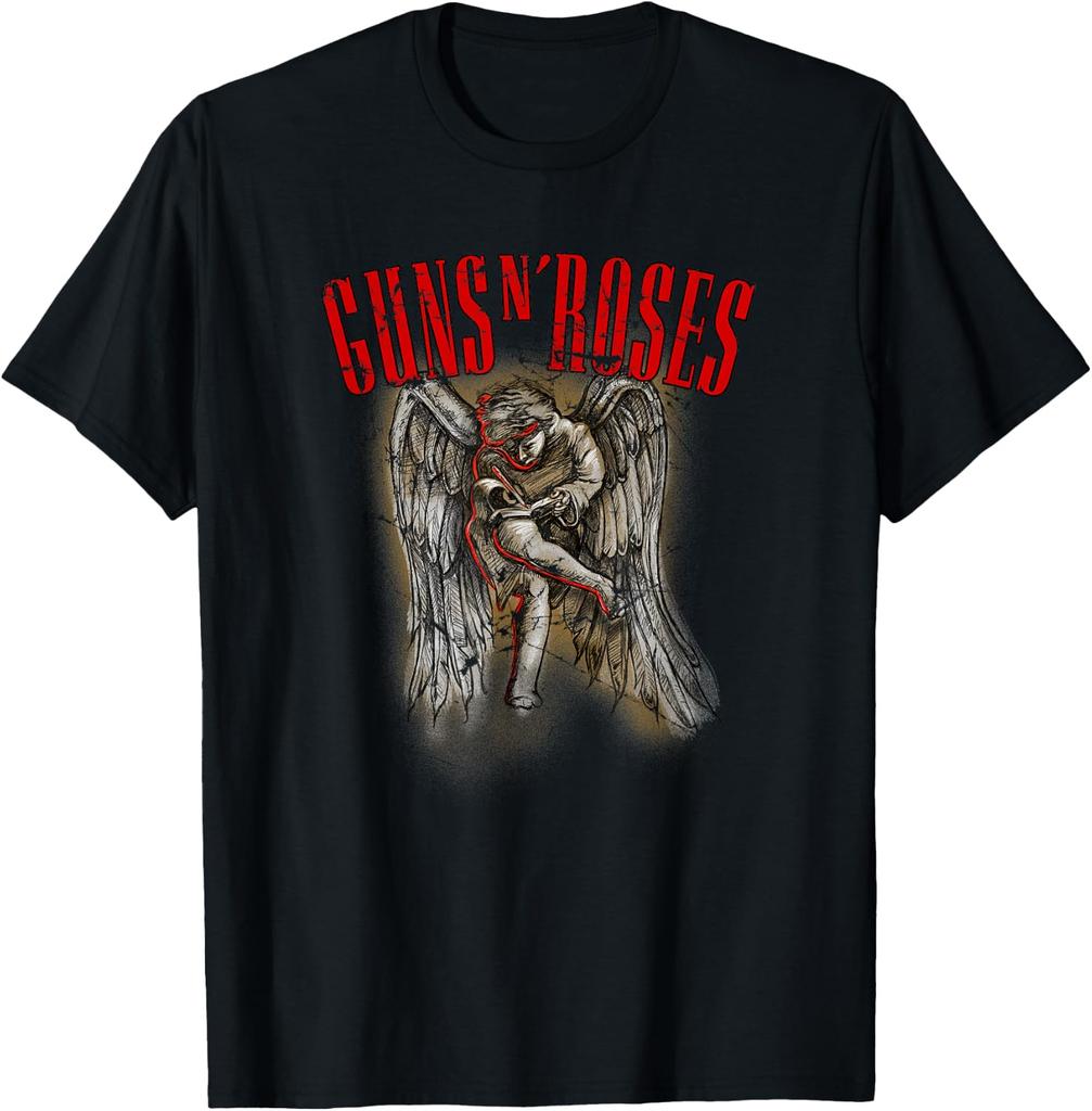 Guns N' Roses Эскиз Светящийся Херувим Футболка Футболка