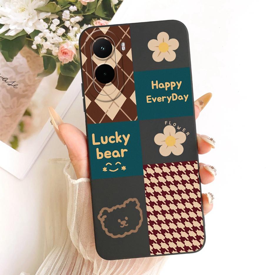 Чехол для Xiaomi Poco M7 Plus PocoM7 4G Красивая Девушка Подсолнух Расписной Чехол для Телефона Для Xiaomi Poco M7 Pro PocoM7 Plus 5G Мягкие Fundas