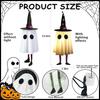 Хэллоуин Подвесные Призраки, Хэллоуин Украшения Уличные Подвесные Призраки со Шляпой Ведьмы для Двора Патио Сада Дерева Снаружи