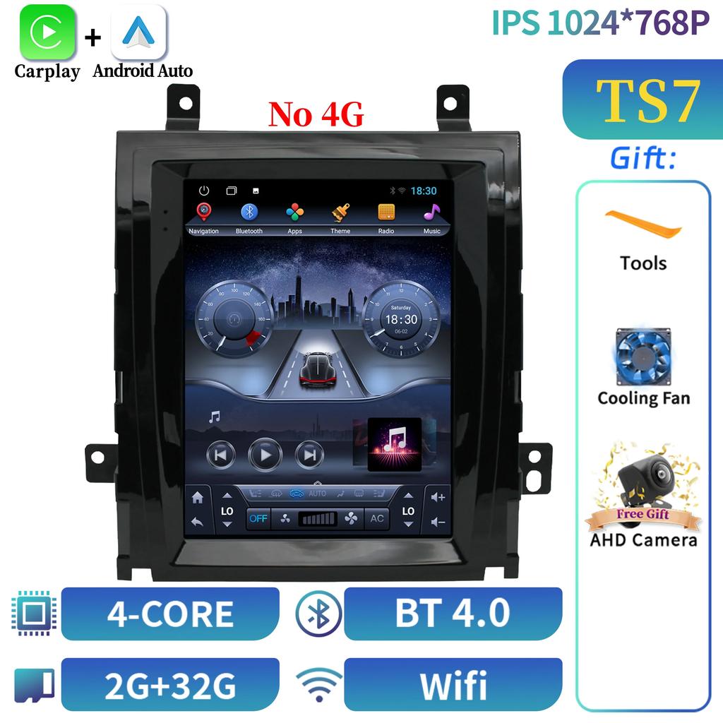 9.7“ For Cadillac Escalade GMT900 3 2006-2014 SLS 2007-2012 Car Radio Carplay Multimedia Player Bluetooth Intelligent Android 14