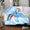 1pc My Little Pony1 Blanket, Gift, for Men and Women, Soft Blanket, Good for Sofa Bed Couch Travel, Lightweight Flannel Blanket