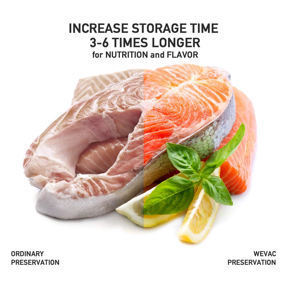 Wevac 28cmx45m Vacuum Packing Vacuum Packing Vacuum Replacement Vacuum Freely Easy to Low Temperature Vacuum Packing Vacuum Commercial Home Bag, Roll,