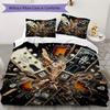 Modern Rock Guitar Pattern Bedding uilt Set uilt Cover Pillowcase Home Decoration Birthday Gift (1 * duvet cover + 2 * pillowcase without core)