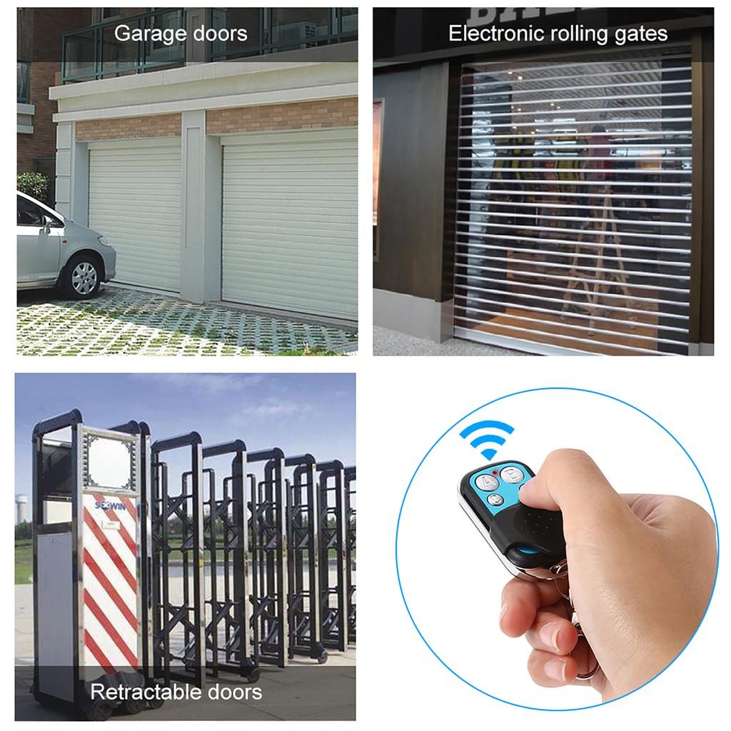 RF Remote Controller ITEAD 433MHz Wireless Control Electric Gate Door 4 Buttons Push Cover Smart Remote Controller for