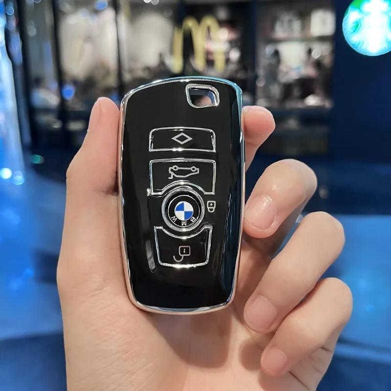 Горячий 2025 Чехол-защита для автомобильного брелка-ключа Для BMW 1 2 3 4 5 6 7 Серии X1 X3 X4 X5 X6 F36 F25 F26 F30 F34 F10 F07 F20 Z10 Acc