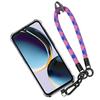 Protective Case - BOOLING - for Samsung Galaxy A56 5G - Transparent Silicone - Removable Lanyard - Shockproof