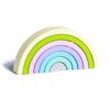 Arch Bridge Rainbow Stacking Building Block Kids Montessori Educational Games Color and Shape Cognitive Wooden Toys for Children