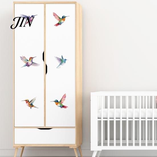 Flying Pet Protection Decal 3Pcs Static Bird Window Clings, Decals, Removable PVC Anti-Collision Bird-friendly Sticker Stickers for Glass Doors