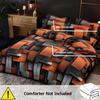 3PCS Duvet Cover No Filling Abstract Dynamic Style Geometric Block Printed Bedding Sets Queen King Size Mimalist Room Decor
