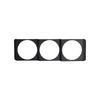 Universal 52mm Tripe 3 Hole Single Gauge Meter Radio Din in Dash Panel Pod Panel Iron Mount 2inch For Auto Car