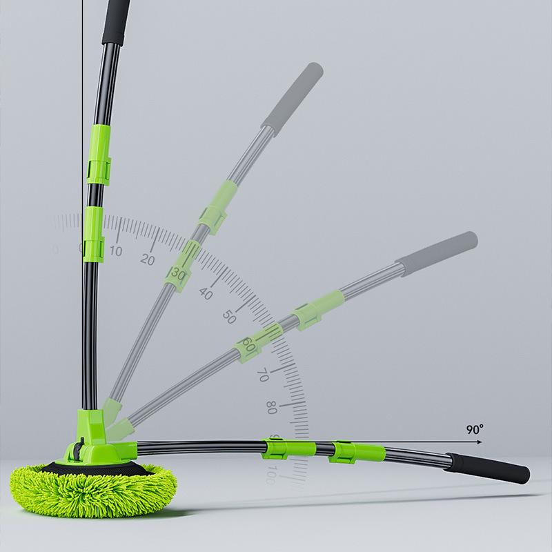 Раздвижная швабра для мытья автомобиля и гибкая ручка - Щетка для чистки, безопасная для автомобиля