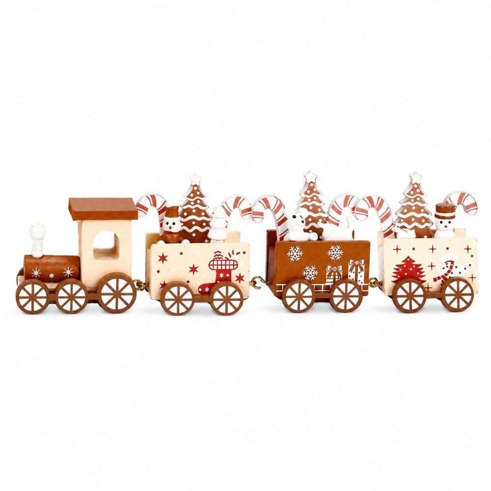 Multicolor Christmas Hanging Pendant Festival Train Christmas Decoration New Year Decor