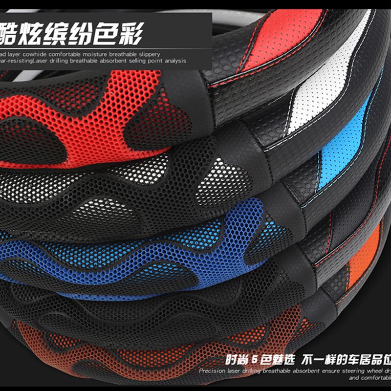 Microfiber Leather Car Steering Wheel Cover For Peugeot 208 2012~2018 Peugeot 308 2014~2021 2008 2013~2018 Auto Accessories