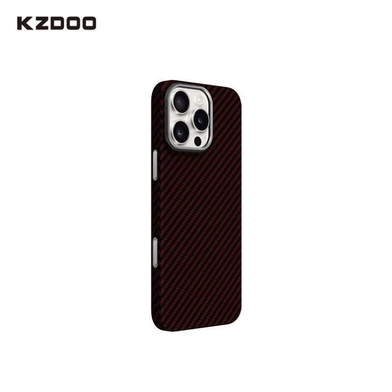 Кейс KZDOO из кевлара и углеродного волокна для iPhone 17 Pro Max, ударопрочный защитный чехол