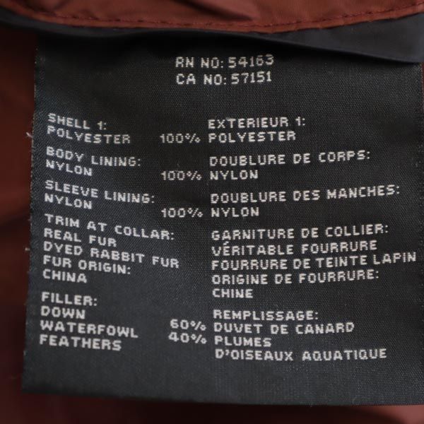 MARC NEW YORK BY ANDREW MARC Куртка пуховик с длинным рукавом XL Красная серия капюшон Мужская Б/У