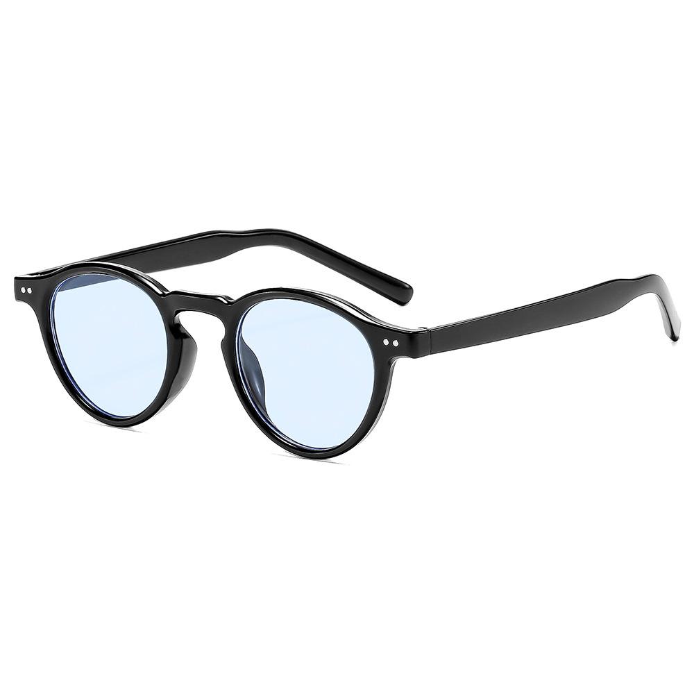 Retro small frame sunglasses men's and women's UV protection sunglasses fashionable and versatile new round frame glasses