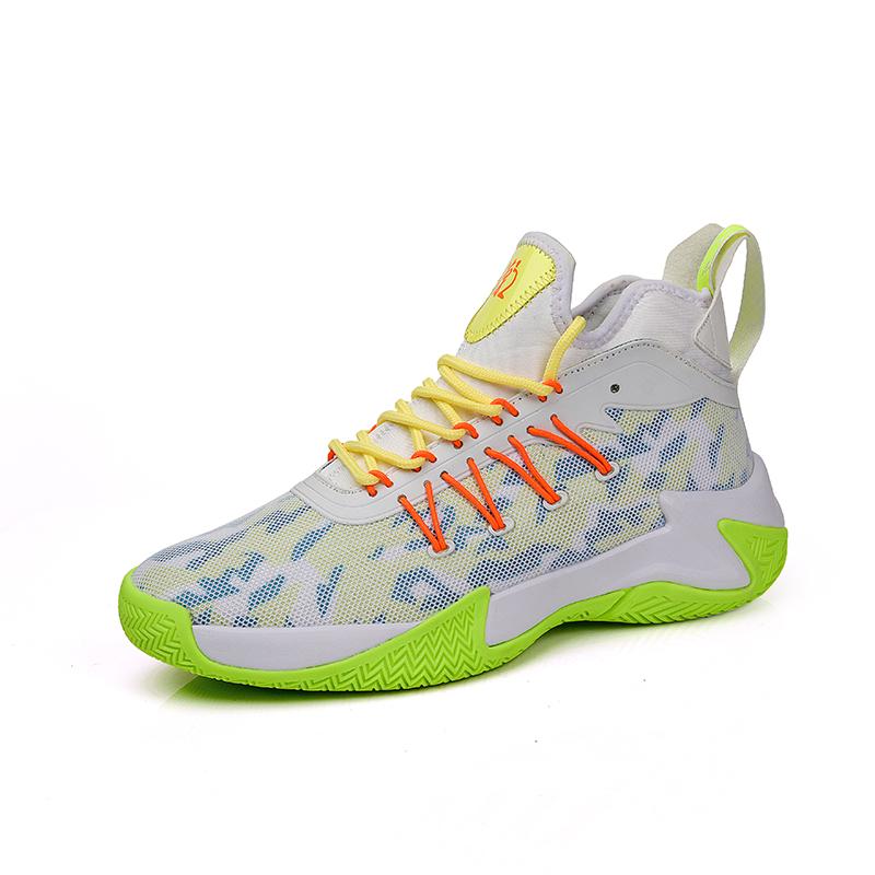 Running Shoes Men Breathable Anti-Slip Basketball Shoes Men Comfortable Soft Lightweight Wear-Resistant Lace-Up Sports Shoes Men