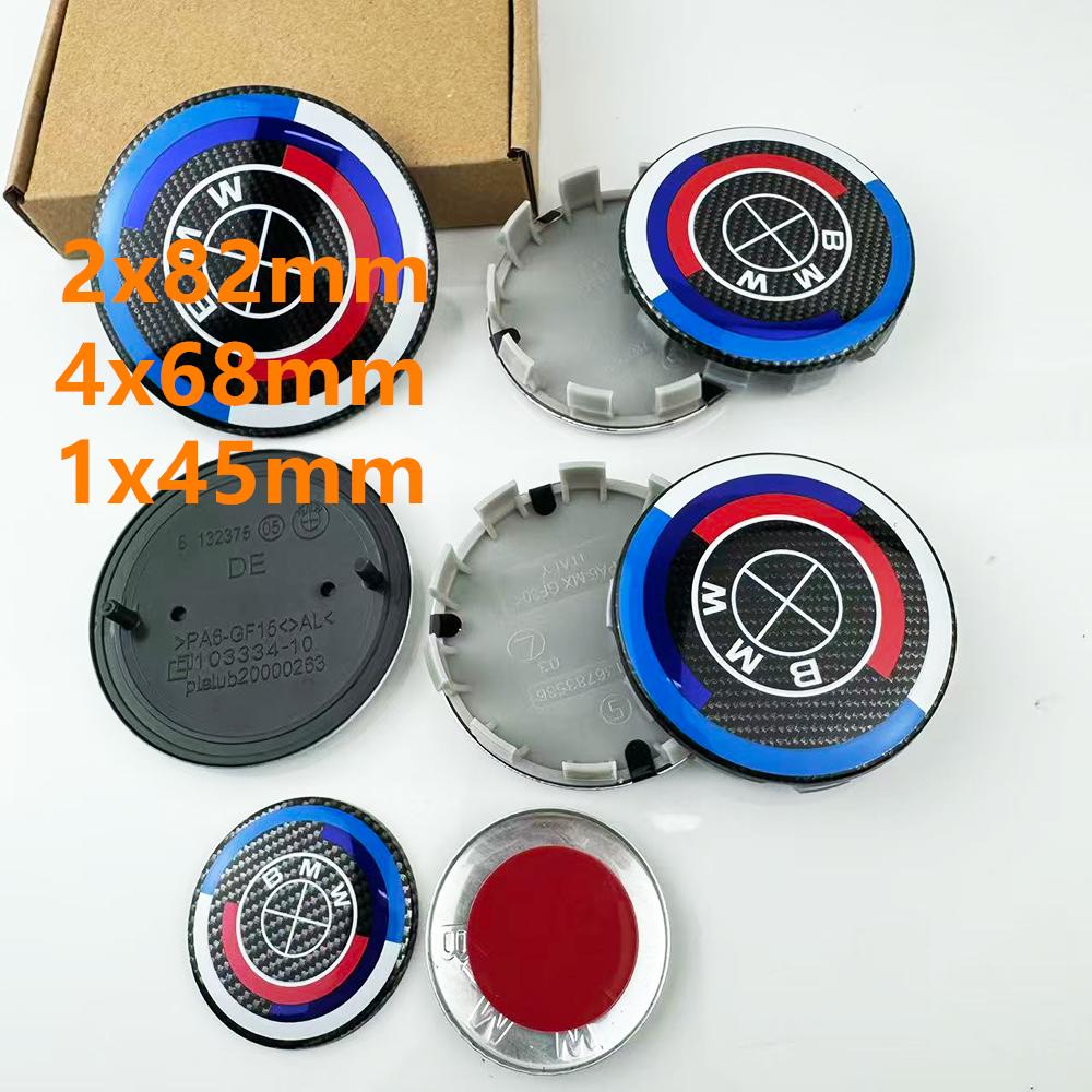 For BMW M 45/56/74/82mm Wheel Center Cap Car Hood Front Rear Trunk Emblem Badge For BMW F20 E36 E46 X6 M4 E60 E93 E87 G01 G20 X3 X5 F30 CVA3