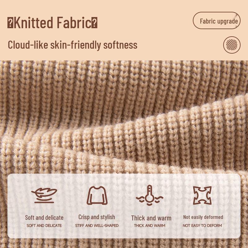 VANCL Men's American Retro Henley Neck Knitted Sweater