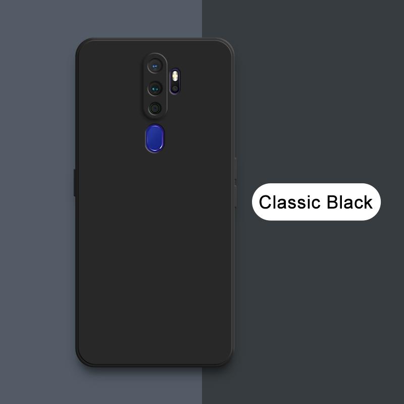 Роскошный квадратный жидкий силиконовый чехол для OPPO A3S A5 AX5 A7X AX7 Pro A8 A9 A9X 2020 Защитные противоударные чехлы для задней панели телефона