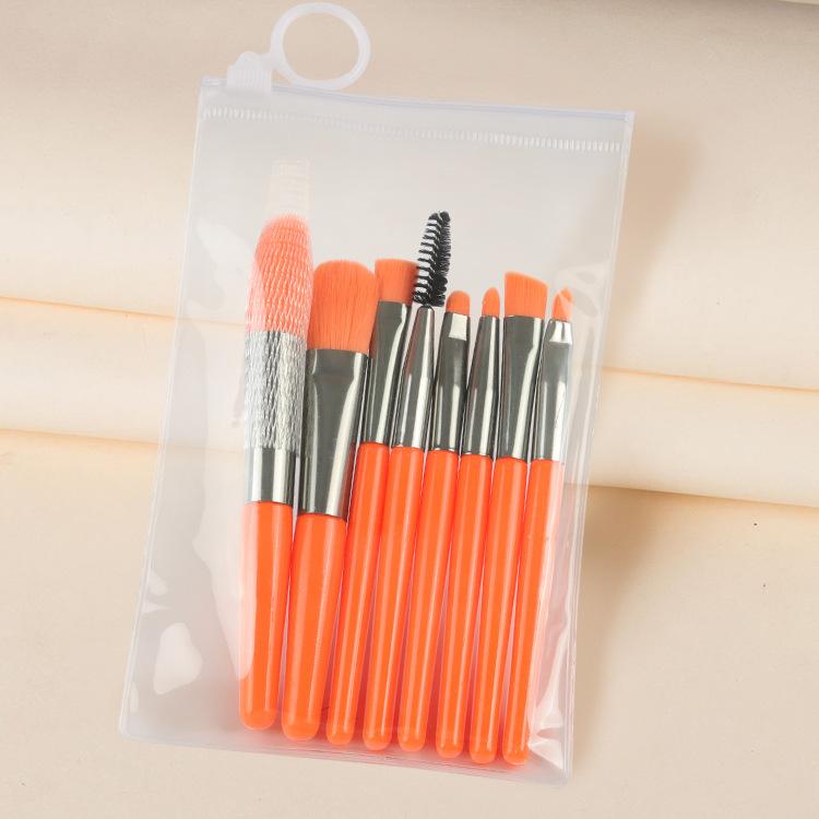 8 Pcs Candy Color Soft Makeup Brushes Set EyeShadow Foundation Powder Eyeliner Eyelash Cosmetic Face Makeup MakeUp Brush Tools