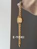 Elegant women's wristwatch, small sugar cube bracelet, steel strap, women's simple yet luxurious, high-end quartz watch.