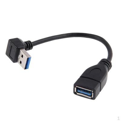 90-градусный разъем кабеля адаптера USB 3.0 под углом для расширения компьютера
