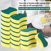 Super Absorbent Double-sided Cleaning Sponge Durable Dishwashing Cleaning Brush Kitchen Grease Cleaner Tools