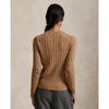Polo Ralph Lauren Женский хлопковый джемпер с косами и круглым вырезом wmpoSwenc021318260