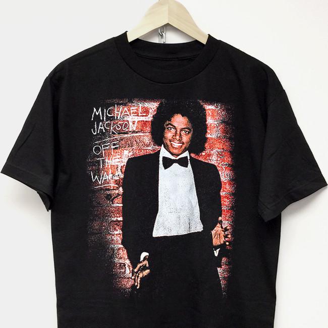 Футболка MJ Off The Wall винтаж 80-90-х поп хип-хоп рэп футболка триллер bad концертная атрибутика Унисекс футболка
