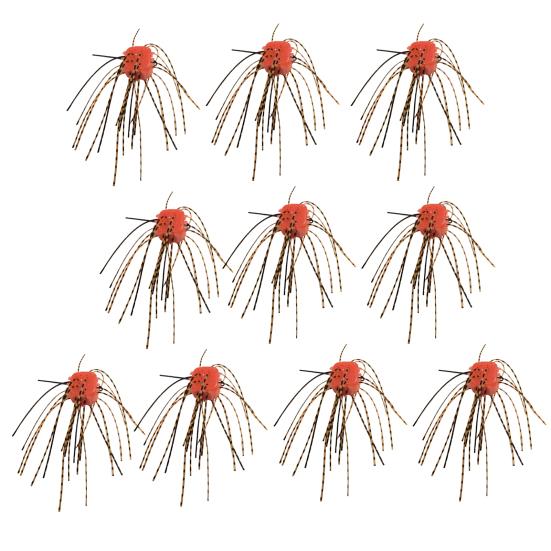 10 шт. 1,4 см/4 г мягкие приманки в форме кубиков с юбкой, медленно тонущие цветные искусственные приманки из ПВХ для ловли пресноводного соленого окуня, сома, рыболовные принадлежности