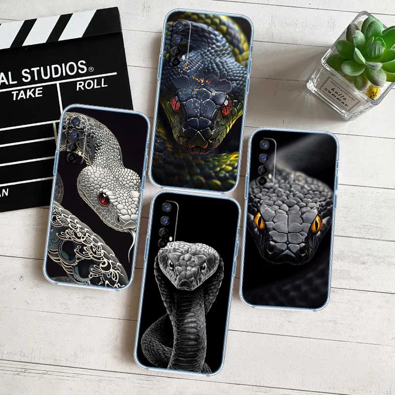 BH15 Cobra Snake Transparent Phone Case for Motorola Moto G40 G04 G05 One Ace Action Fusion + Plus Hyper Macro Vision Zoom
