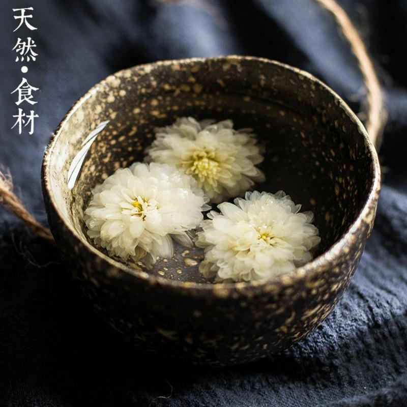 Китайский органический чай премиум-класса Huang Shan White Tribute с белой хризантемой 500г