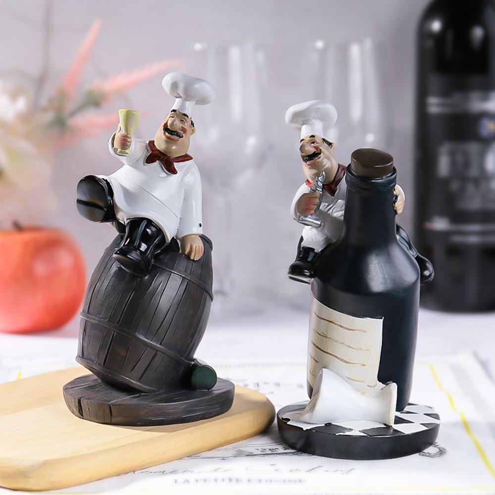 New Figure Model Toys Gift Chef Cooking Drinking Statue Living Room Decoration Crafts Ornaments Artwork