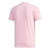 Adidas Neo Plant Print Sports Crew Neck Short Sleeve T-Shirt Men Tops Pink EJ7083