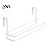 Kitchen Countertop Space Saver Hanging Paper Towel Rack, Drill-Free Metal Organizer, Saving Heavy Duty Organizer Storage Rack for under Cabinet
