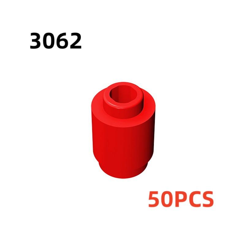 50 шт. 3062b 30068 35390 3062 аксессуары 1x1 цилиндрический кирпич DIY строительные блоки развивающие игрушки городская игрушка