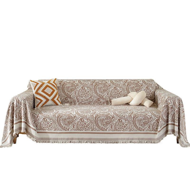 Sofa Blanket Sofa Towel Blanket Comfort Soft Cover Tassel Blanket Nonslip Sectional Couch Cover Chair Bed Cover Cushion