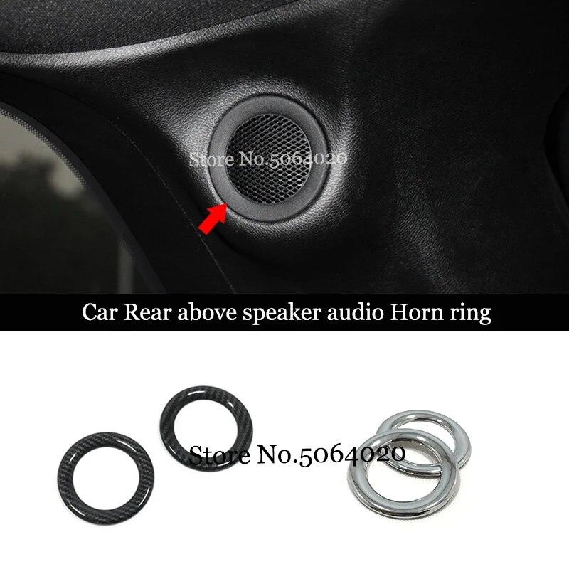 Хромированная задняя часть автомобиля из АБС-пластика над динамиком, звуковое кольцо, накладка, накладки, Стайлинг автомобиля для Jeep Grand Cherokee 2014 2015 16 2017, аксессуары