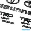 Перекрытие! Новый 2014-2024 ДЛЯ Toyota 4Runner Trd off Road Матовый Черный Комплект Эмблем