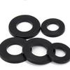 Black Nylon Round Insulation Washer - Flat Plastic Gasket