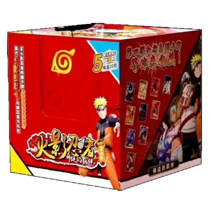 Genuine Naruto Card Will of Fire Deluxe Collection Edition Card Naruto Sasuke Anime Character Cards Collection Toys Kids Gifts