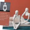 1 шт. Скандинавский стиль легкой роскоши Абстрактная фигура Украшения для дома Миниатюрные поделки Настольное украшение Произведения искусства подарок