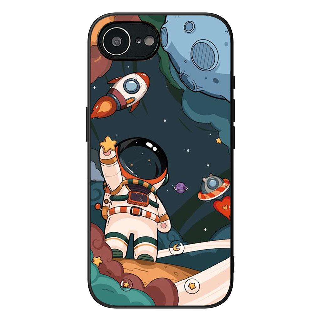 Чехол для телефона Sky Art Астронавт Луна для OPPO A54 A40 A60 A80 A18 A16 A17 A38 A78 A79 A57 A55 A96 A15 A12