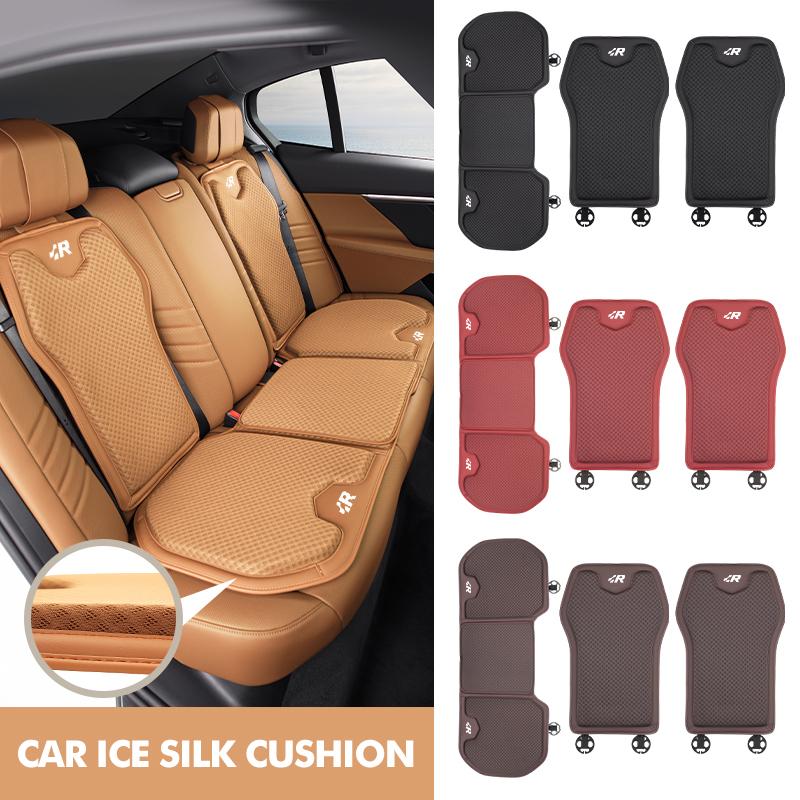 PET1 Valve Stems Caps Car Seat Driver Ice Silk Thicken Cushion Non-Slip Protector Pad For Volkswagen VW Beetle CC B5 B6 B7 EOS GTI MK