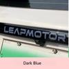Для Leapmotor T03 Наклейка-эмблема с буквами на багажник, разноцветная, матово-черная, логотип автомобиля